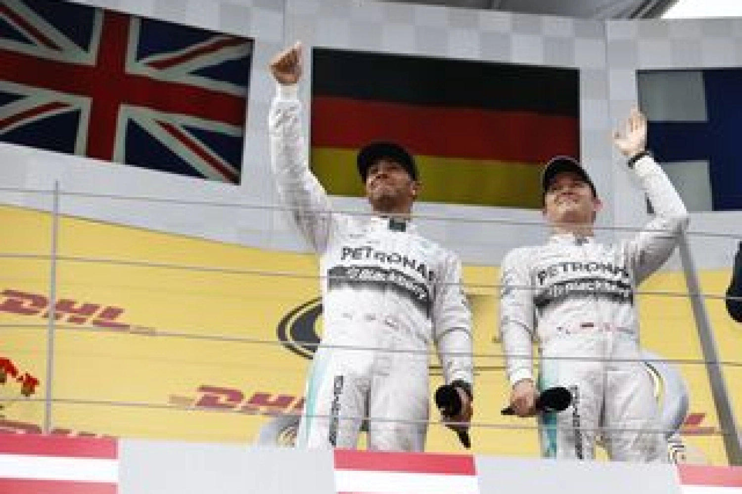 Relations "difficiles" entre Rosberg et Hamilton