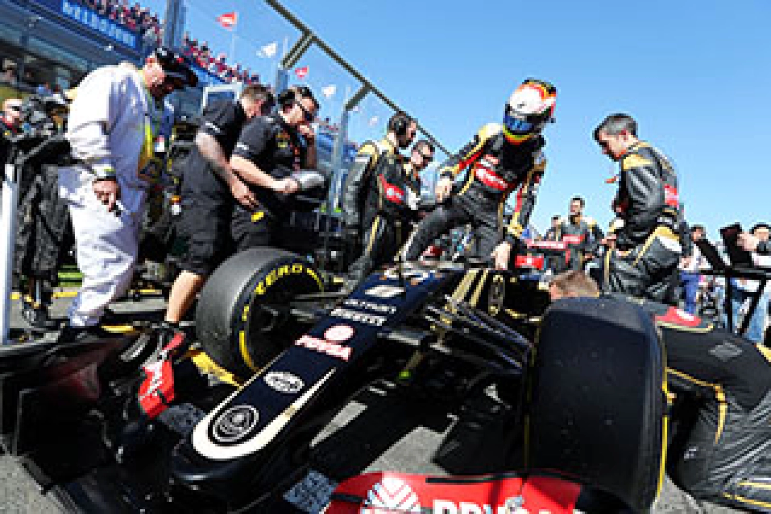 Lotus : Grosjean signe un impressionnant 4ème temps