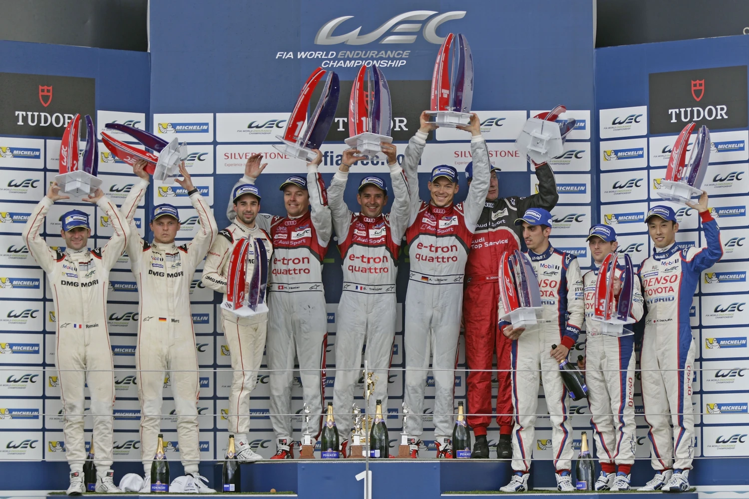 6 heures de Silverstone – Course : Audi dans un mouchoir de poche devant Porsche et Toyota