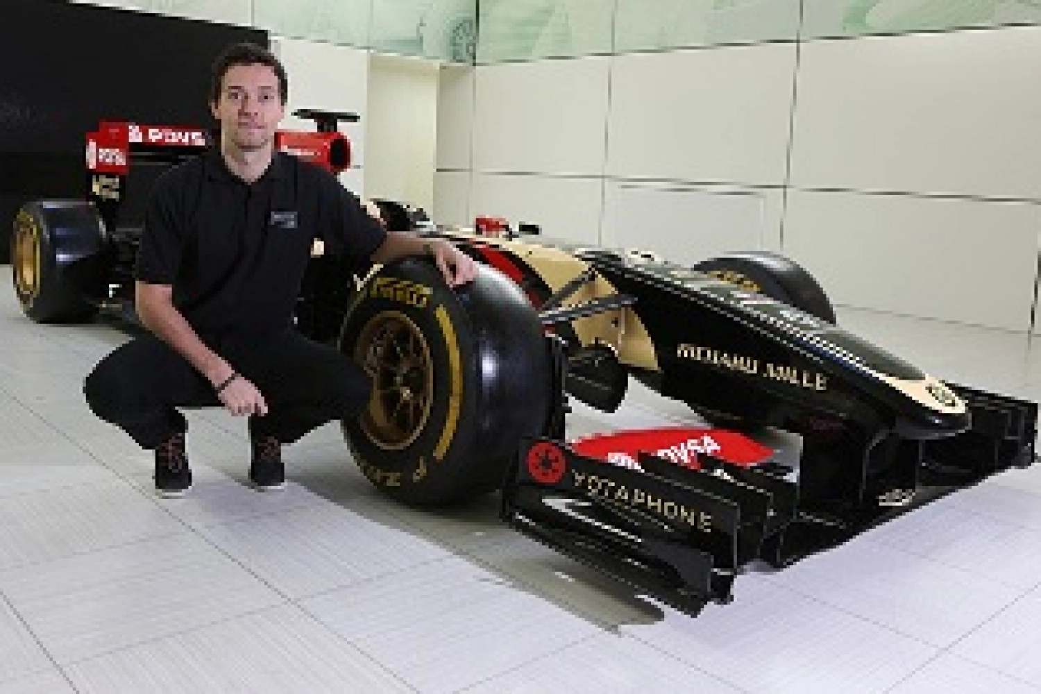 Jolyon Palmer en action à Barcelone