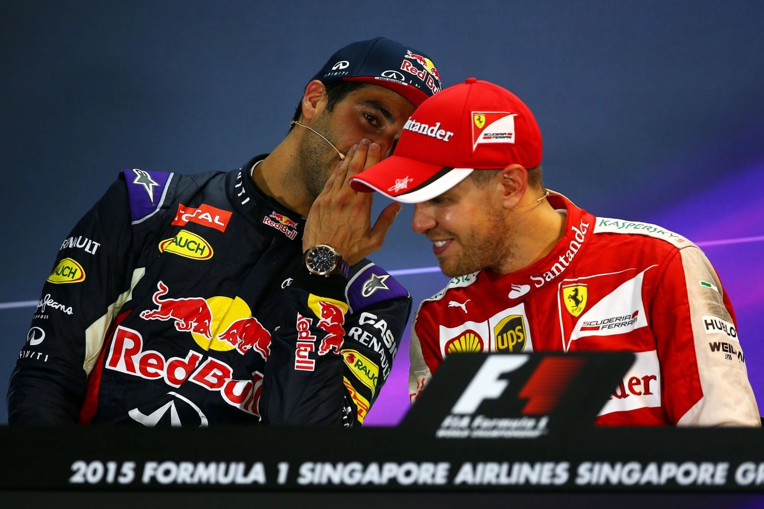 Ricciardo : "Seb était probablement un peu trop excité"