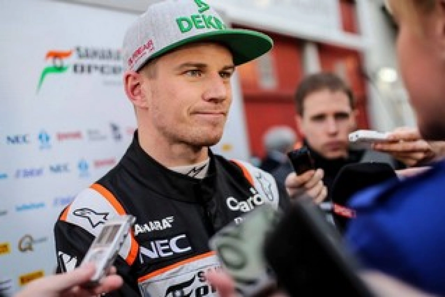 Nico Hülkenberg place Sahara Force India devant les Ferrari
