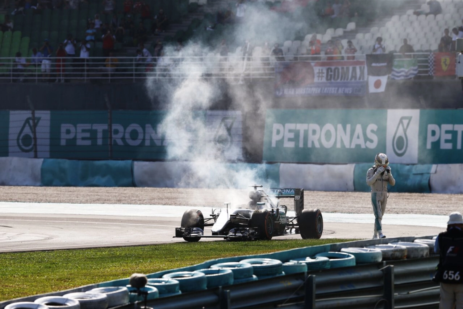 Mercedes a été victime de malchance lors de la course