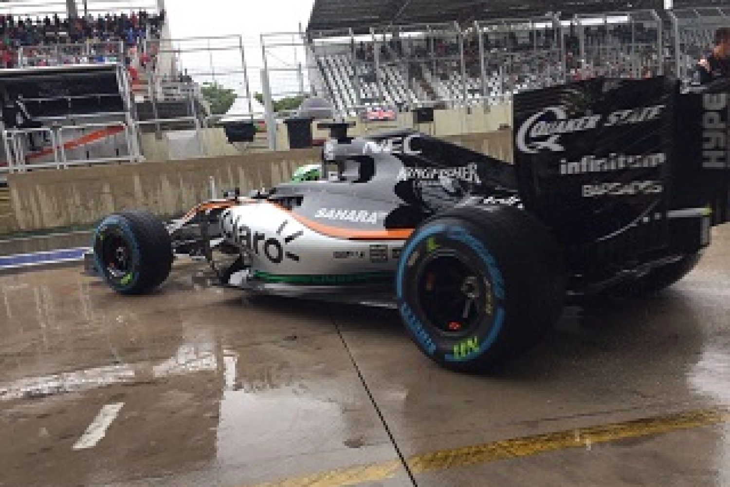 Le podium était proche pour Force India