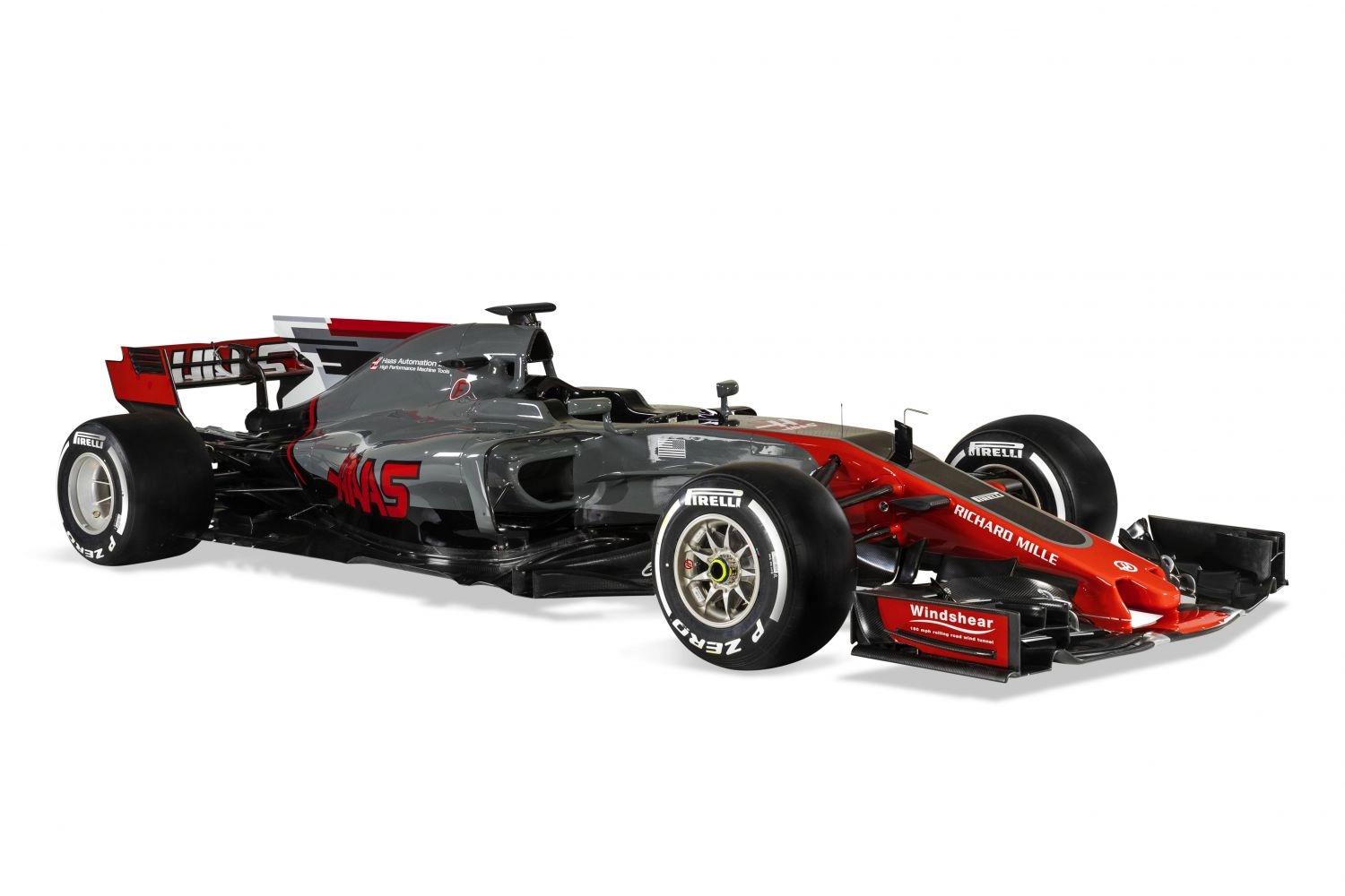 La Haas VF-17 se présente à Barcelone