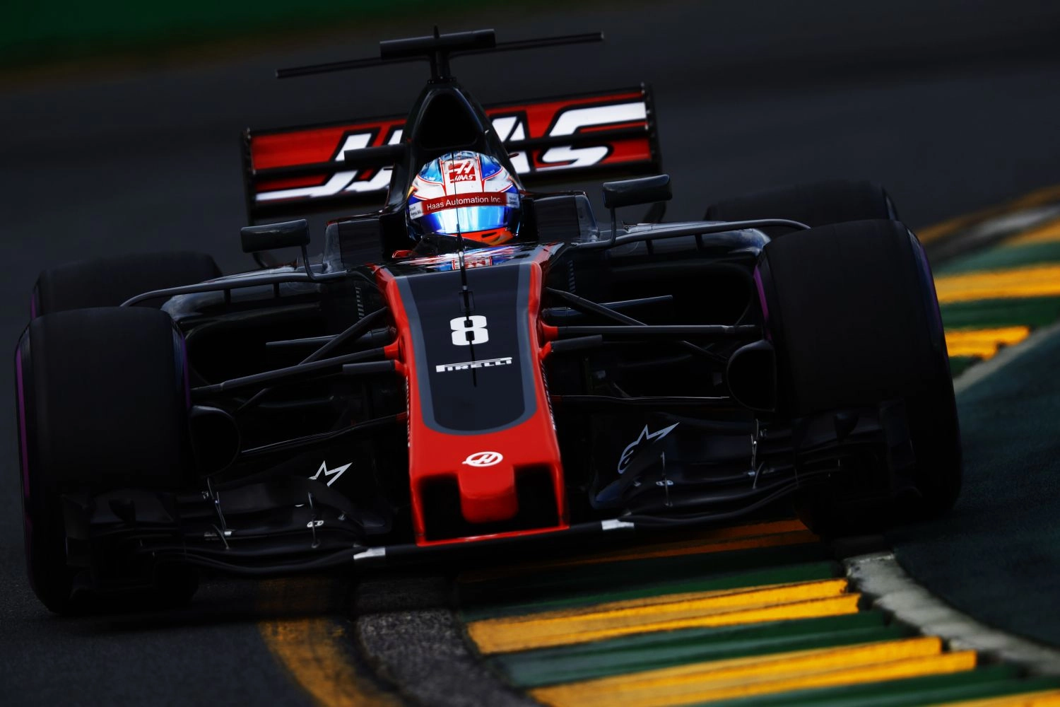 Romain Grosjean signe la meilleure qualification d&rsquo;Haas