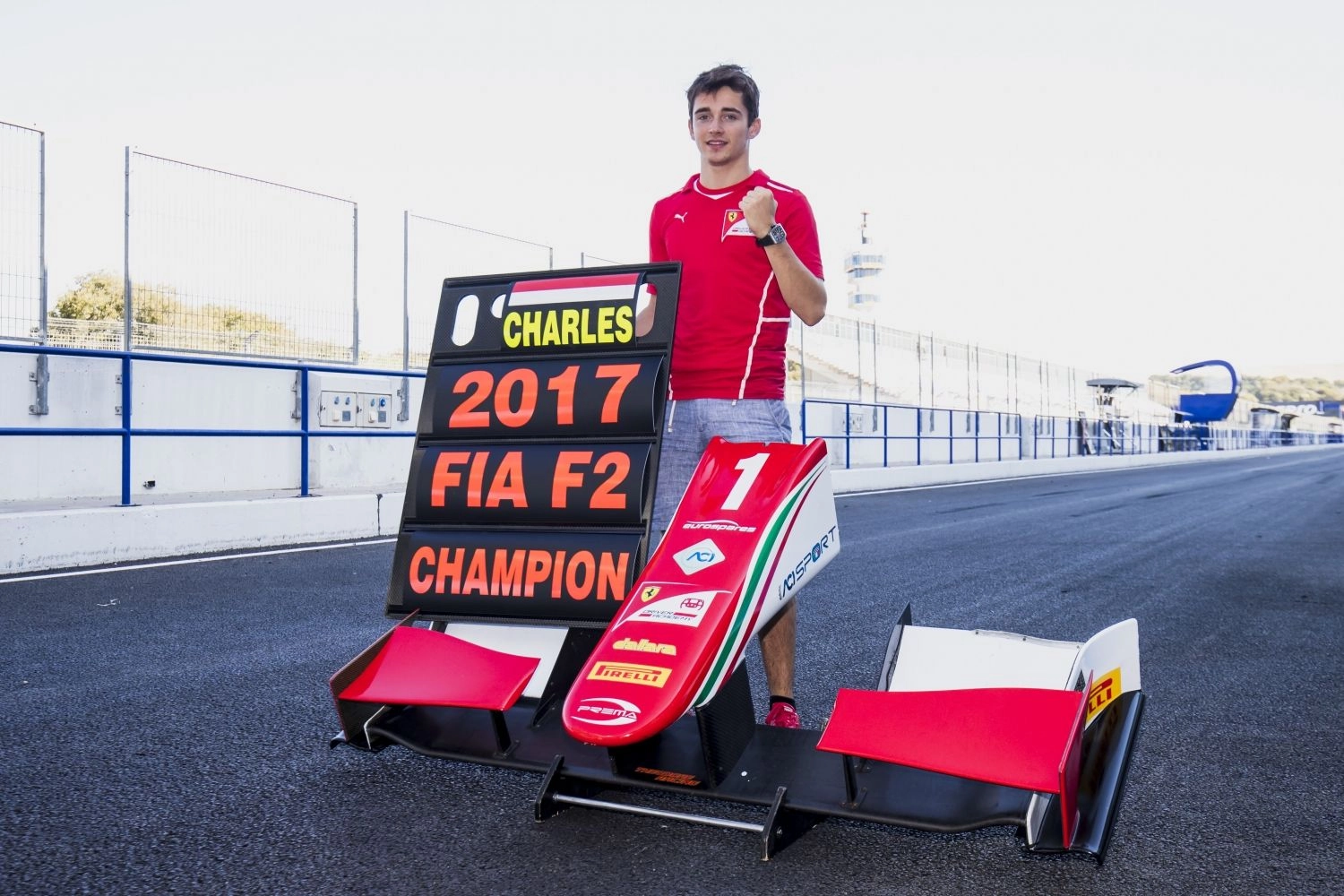 Charles Leclerc remporte le titre de F2 à Jerez