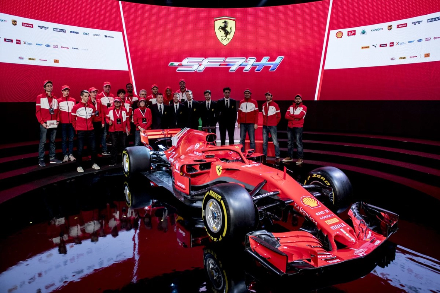 Présentations 2018 : Une Ferrari agressive et affûtée