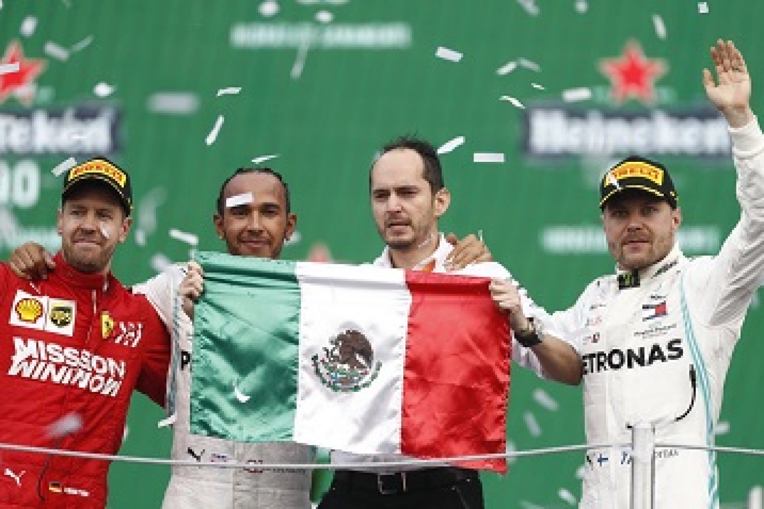 Un coup stratégique d&rsquo;Hamilton face à des Ferrari timides : les réactions du Top 3 à Mexico