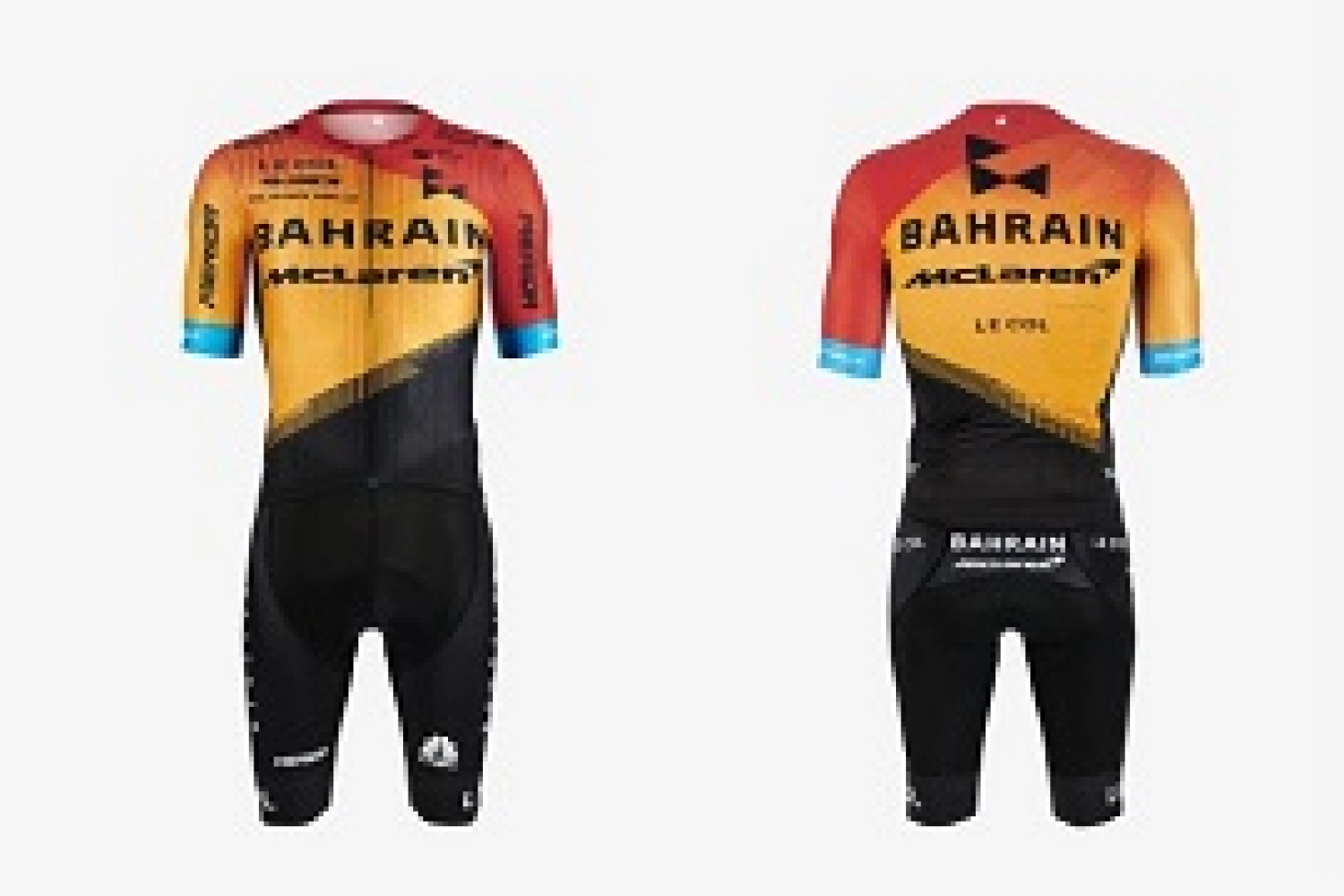 Une équipe cycliste aux couleurs de McLaren