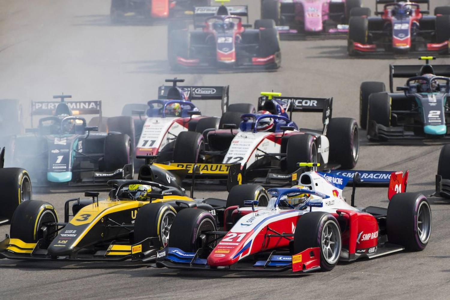 3 courses par week-end pour la F2 et la F3