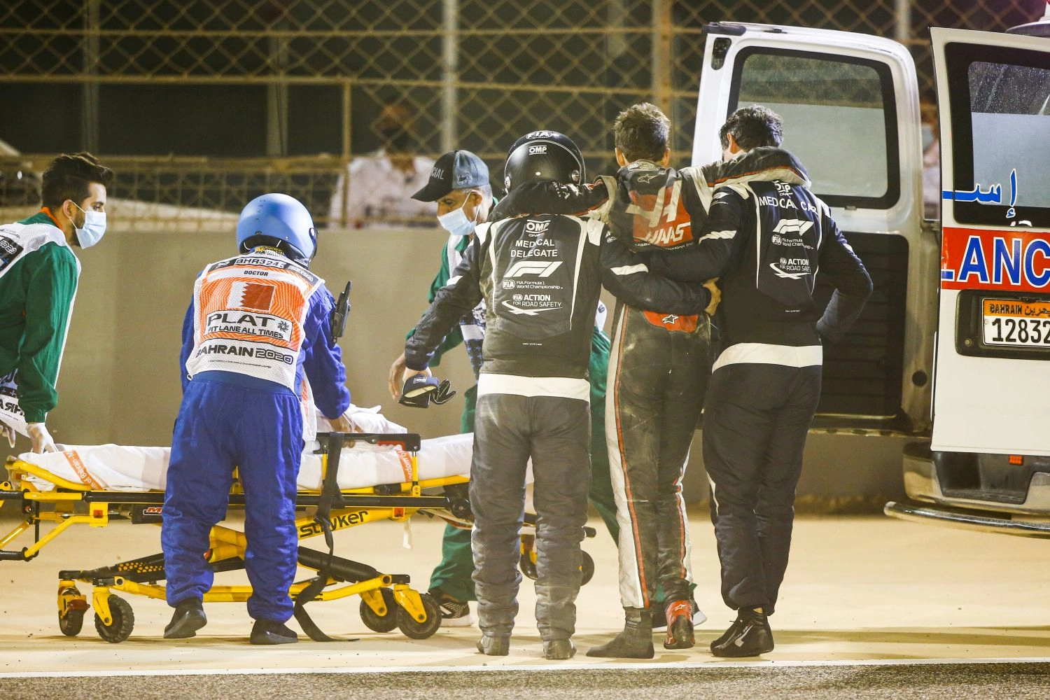 Sécurité : ce qui a sauvé Romain Grosjean en 28 secondes