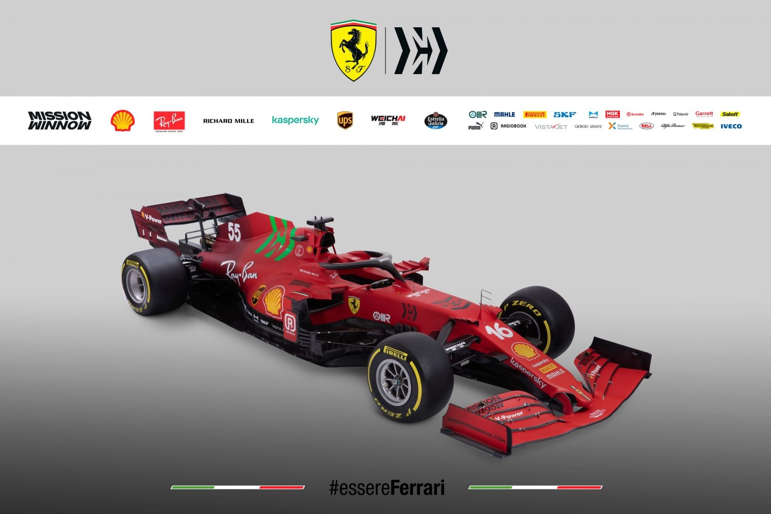 Une couleur étonnante sur la nouvelle Ferrari SF21
