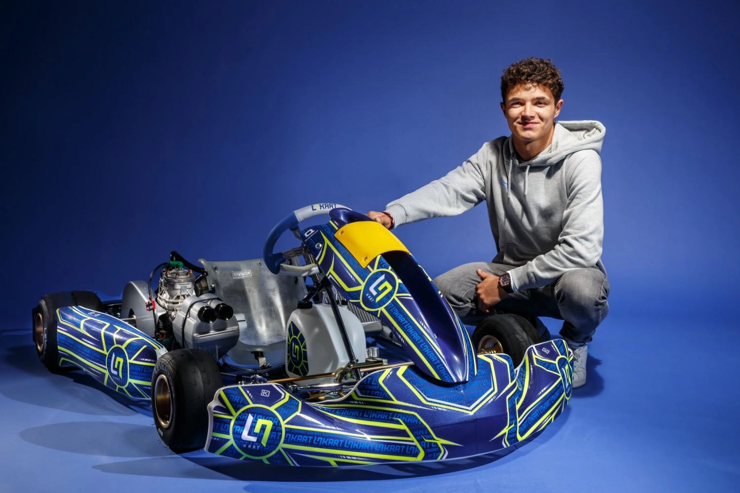 Lando Norris et OTK lancent un kart nommé le LN Four