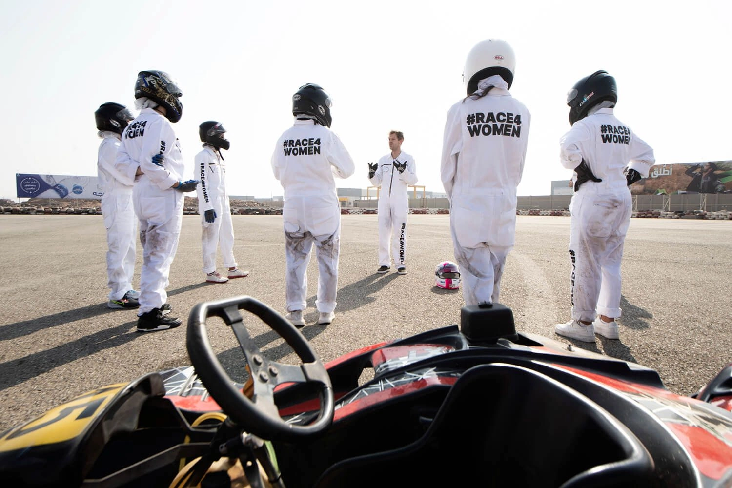 Vettel a organisé une course dédiée aux femmes en Arabie Saoudite
