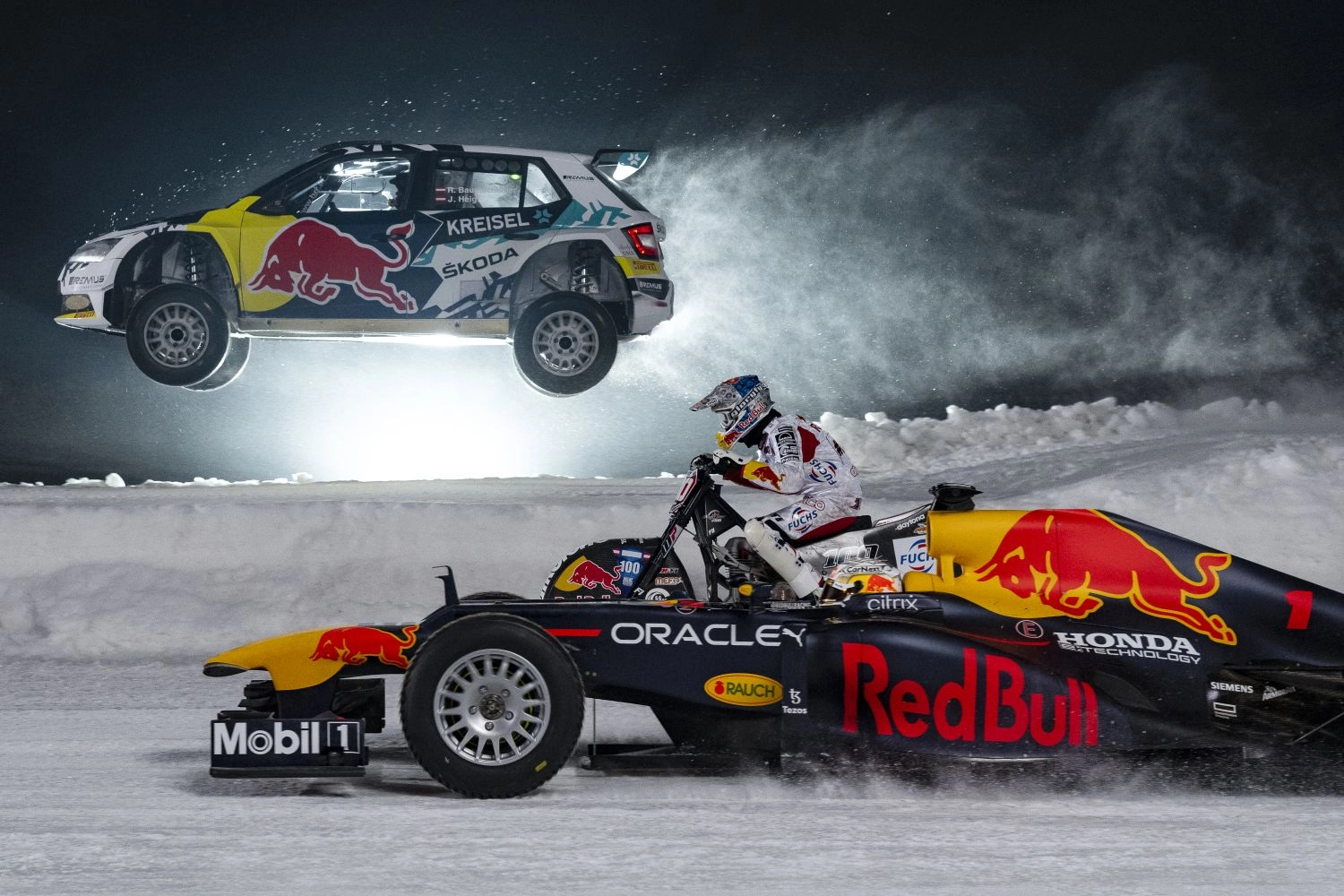 Verstappen s&rsquo;entraine sur la glace avant les essais de Barcelone