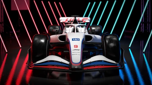 Les photos de la présentation de la Haas VF22