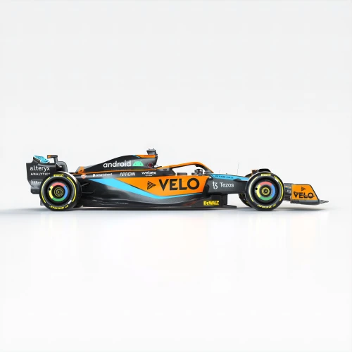 Photos de la livrée McLaren avec le logo Androïd