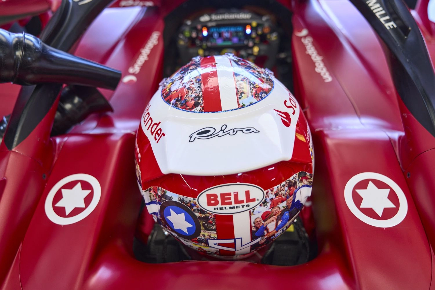 Charles Leclerc porte un casque spécial au Grand Prix de France