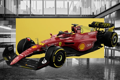 La Ferrari aux couleurs spéciales anniversaires pour Monza
