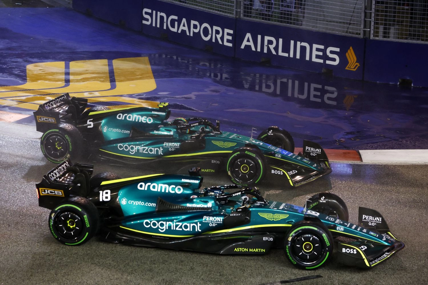 Aston Martin a connu son meilleur week-end de la saison à Singapour