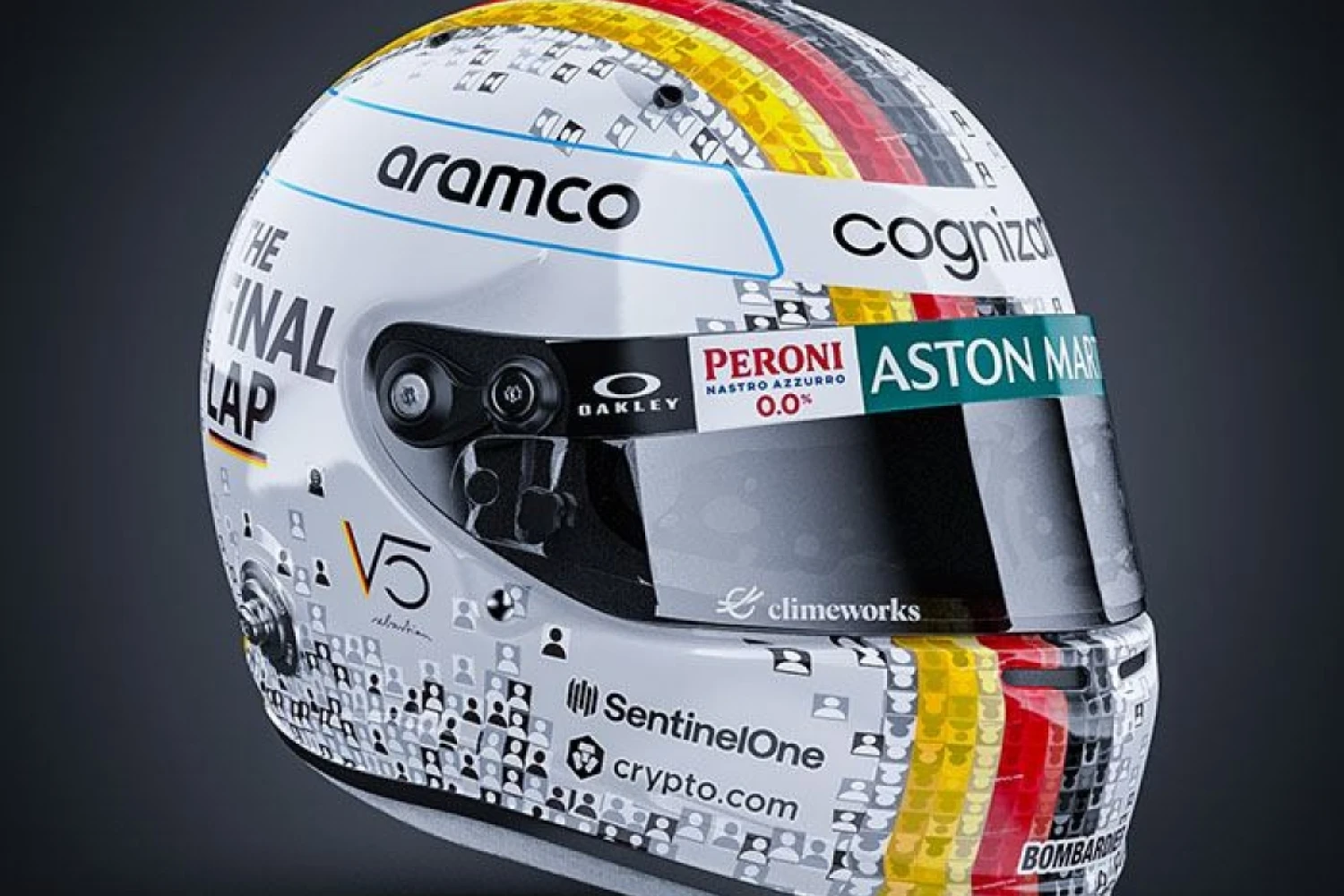 Sebastian Vettel invite ses fans à participer à sa dernière course via un casque spécial