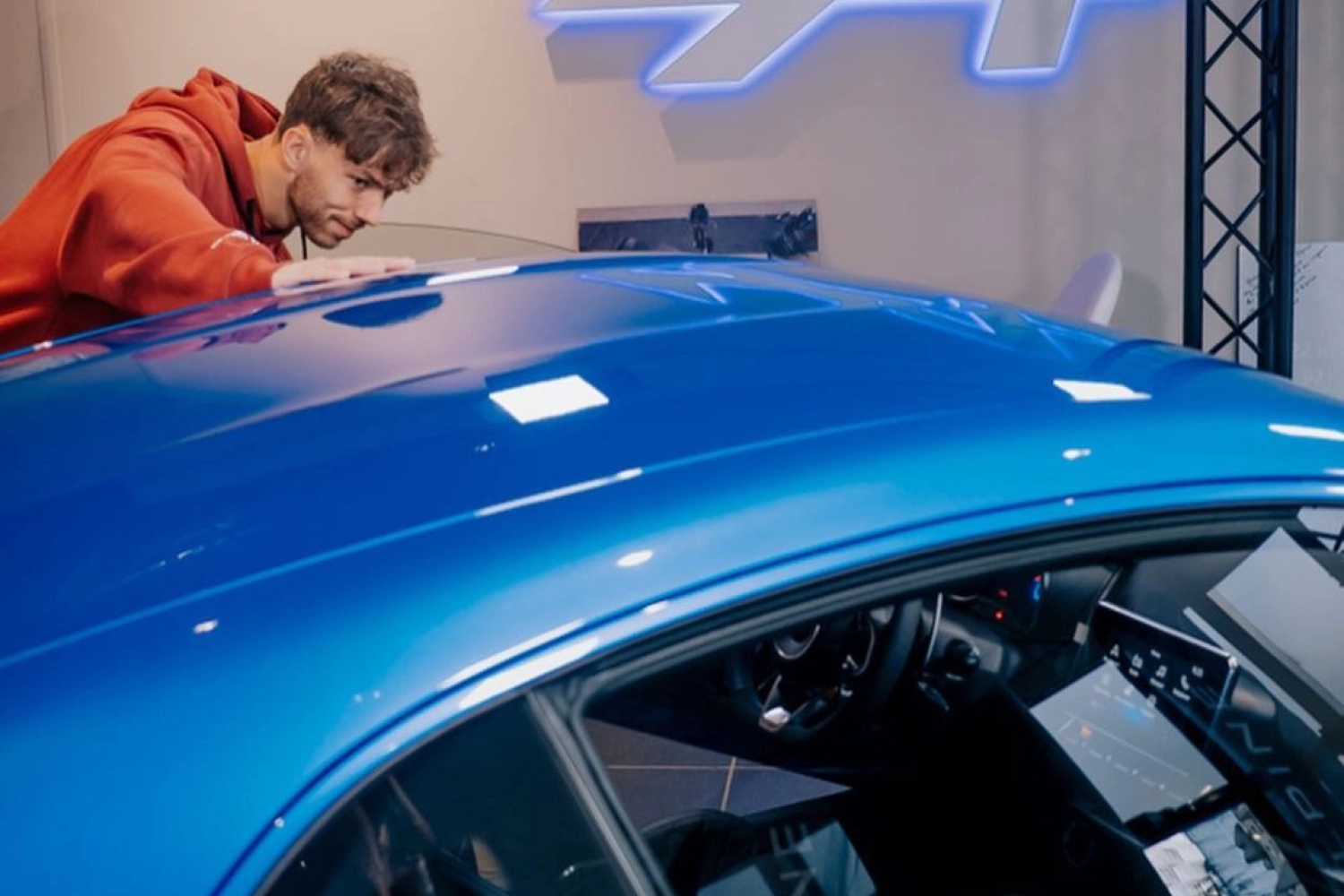 Gasly a reçu sa nouvelle voiture de fonction