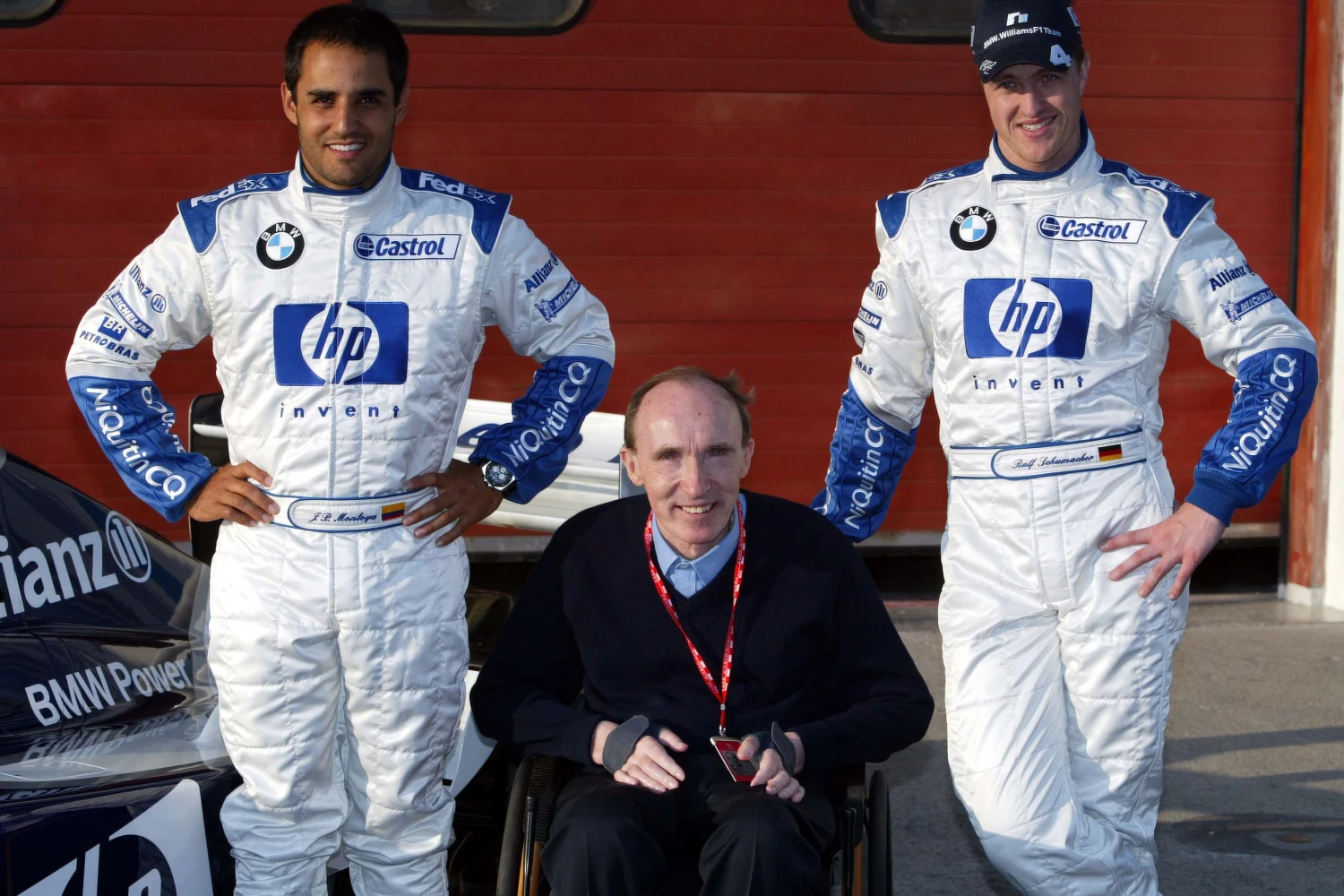 Ralf Schumacher de retour au volant d&rsquo;une Williams BMW F1 lors du GP du Portugal de MotoGP
