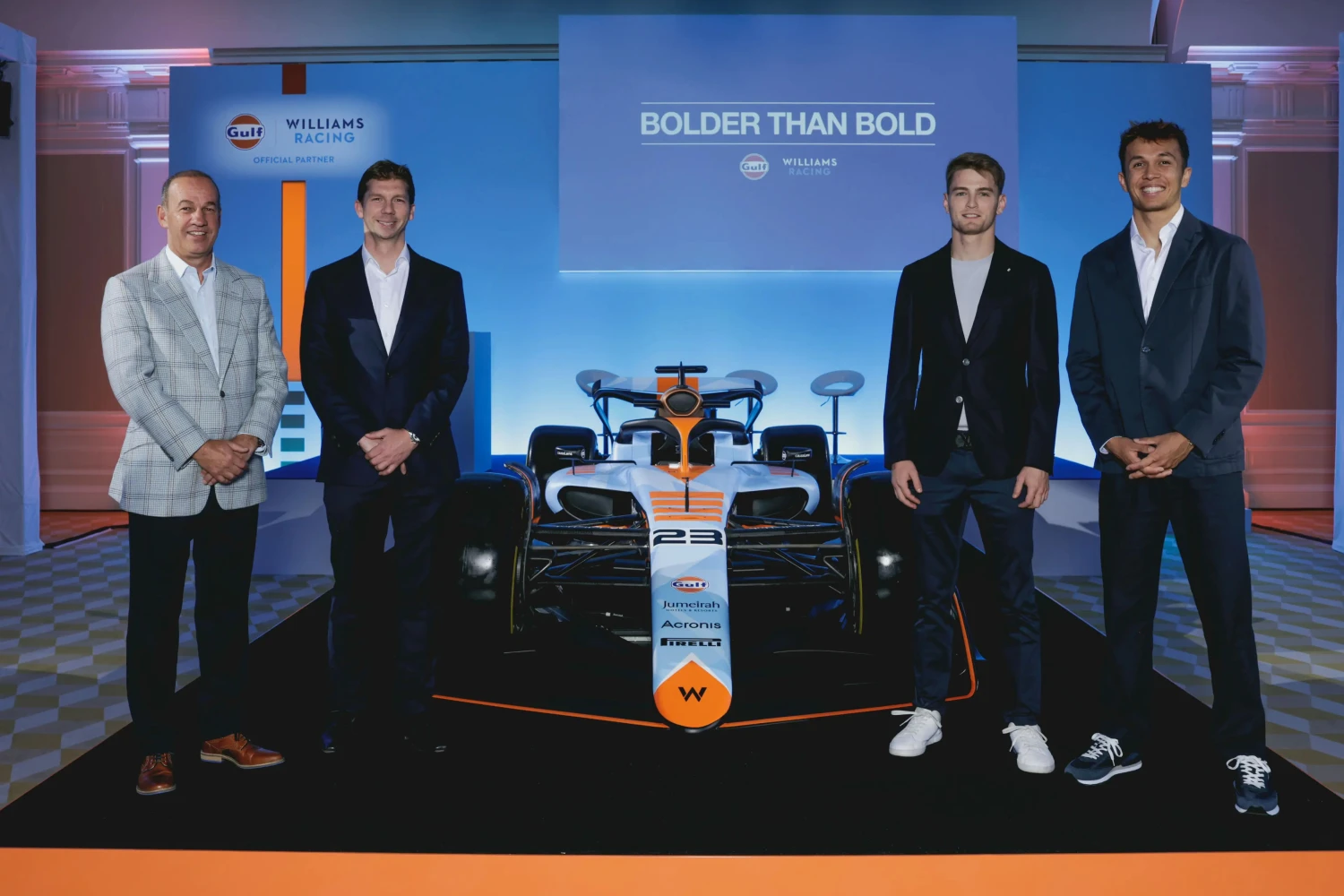 Williams présente sa livrée finale Gulf pour 3 Grand Prix