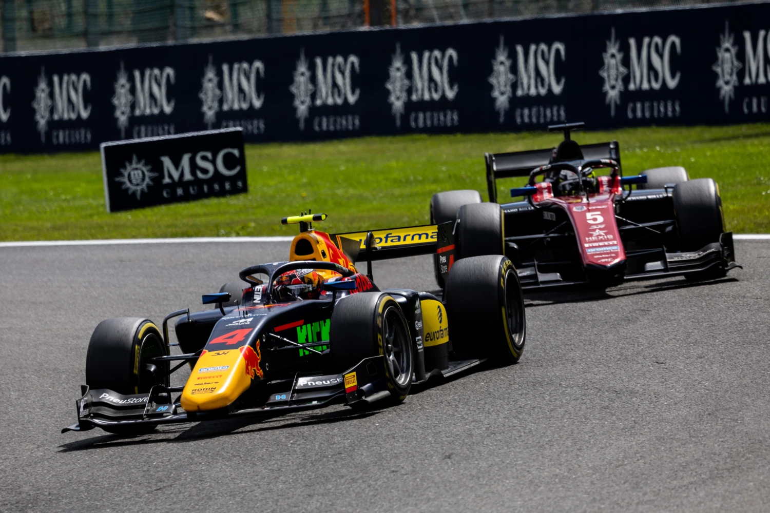 Grand Prix de Belgique F2 : Fittipaldi vainqueur à Spa de la course sprint, Pourchaire sur le podium