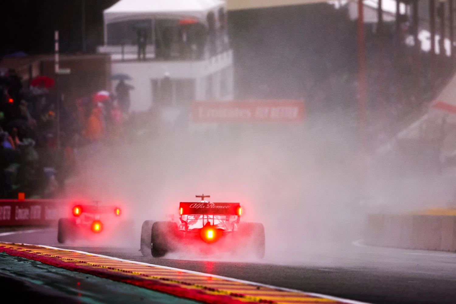 De la pluie attendue lors du Grand Prix de Belgique, remémore de mauvais souvenirs
