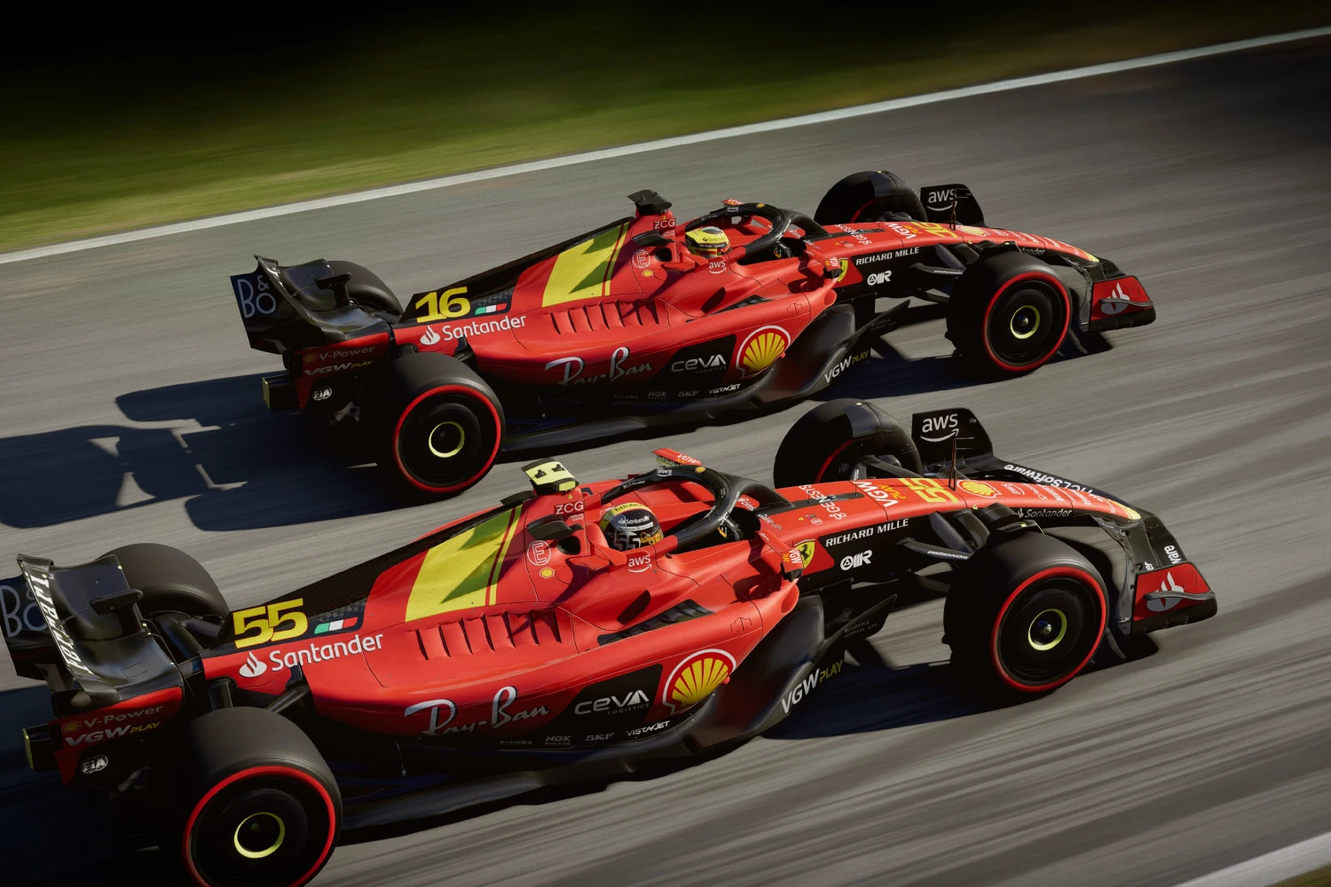 Ferrari arrive bien à Monza avec une livrée spéciale