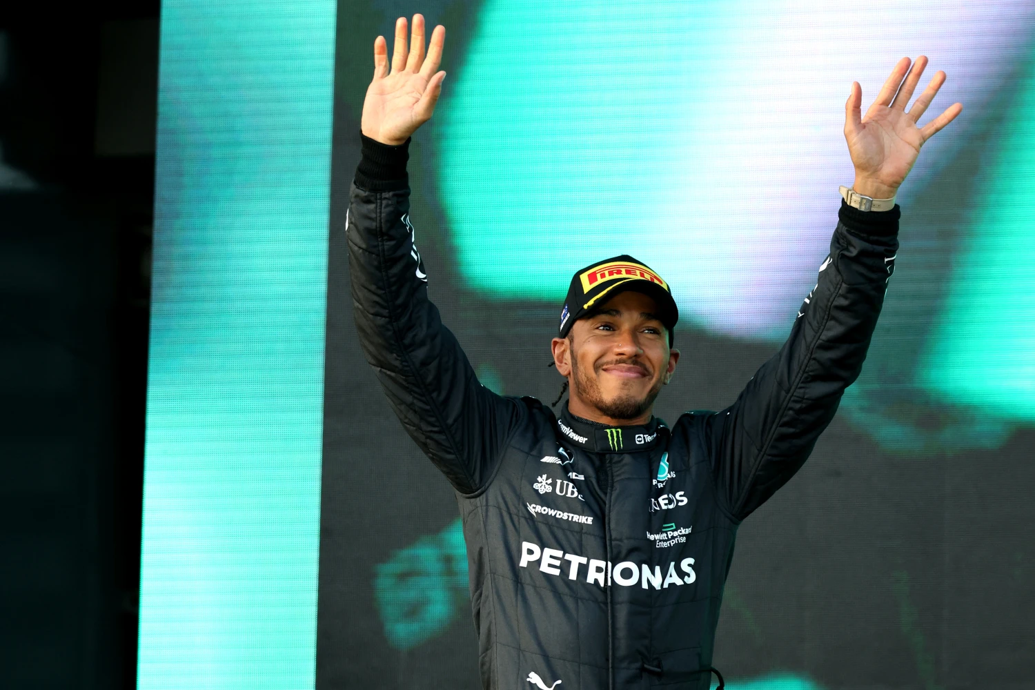 Numéro 44, Lewis Hamilton semblait être destiné à remporter le Grand Prix de Belgique