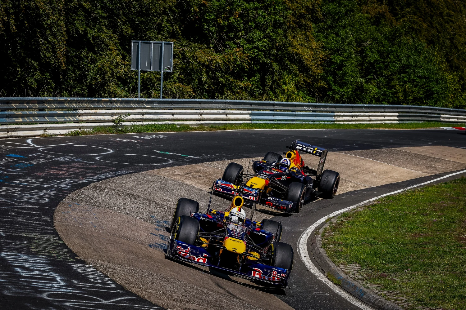 Sebastian Vettel a retrouvé sa Red Bull RB7 sur le Nürburgring