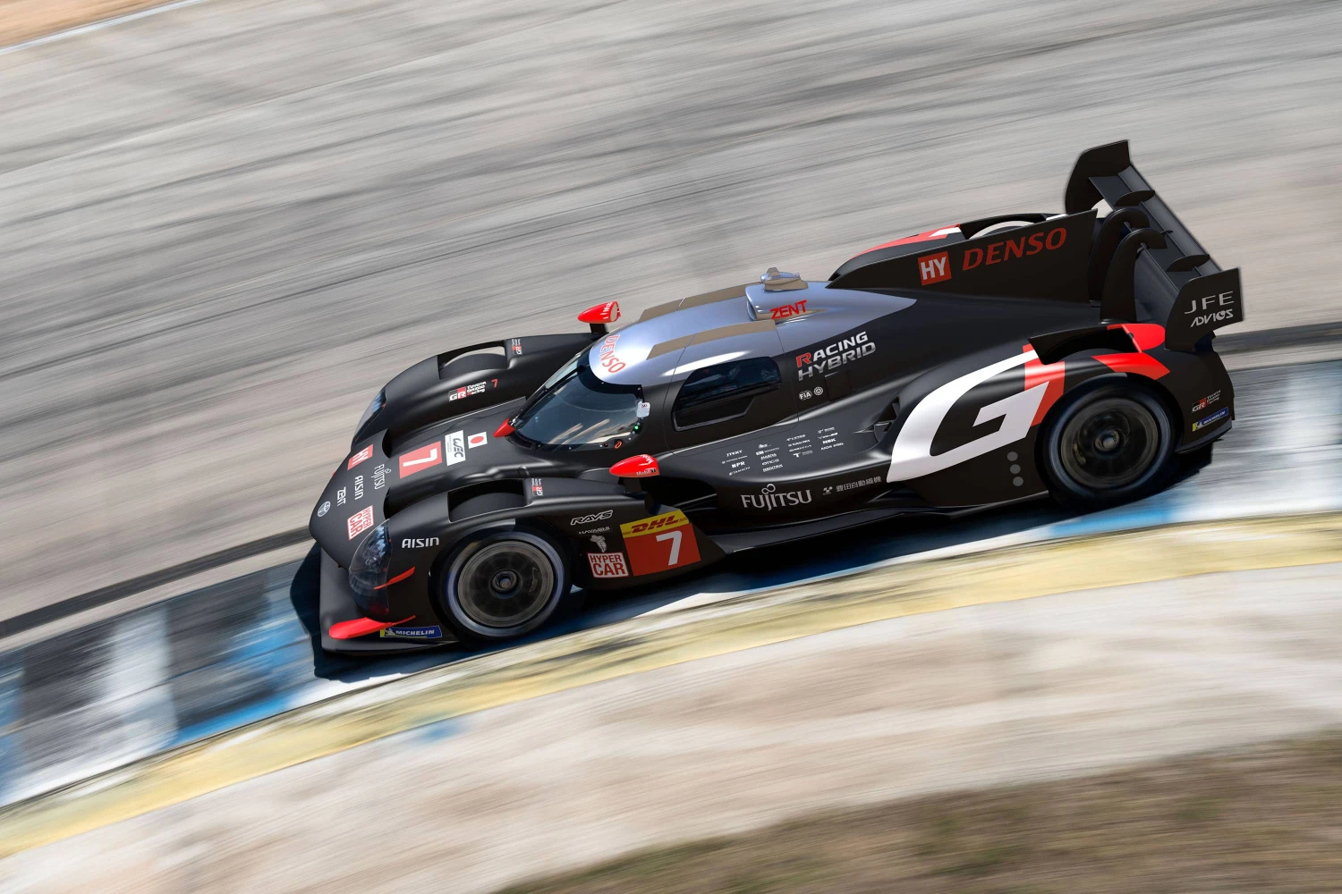 Toyota offre une robe noire à son Hypercar pour 2024