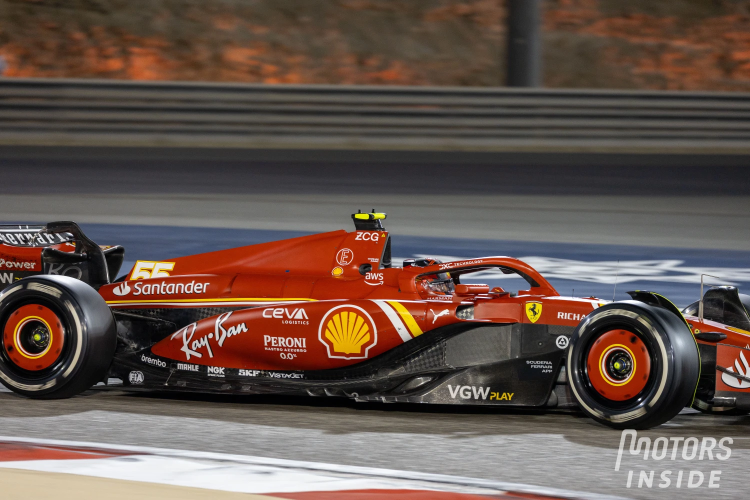 Ferrari semble avoir réduit son défaut de surchauffe des pneus