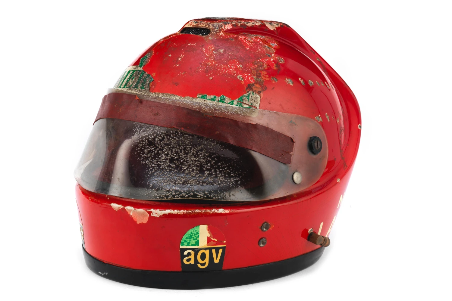 Le casque brûlé de Niki Lauda à vendre aux enchères