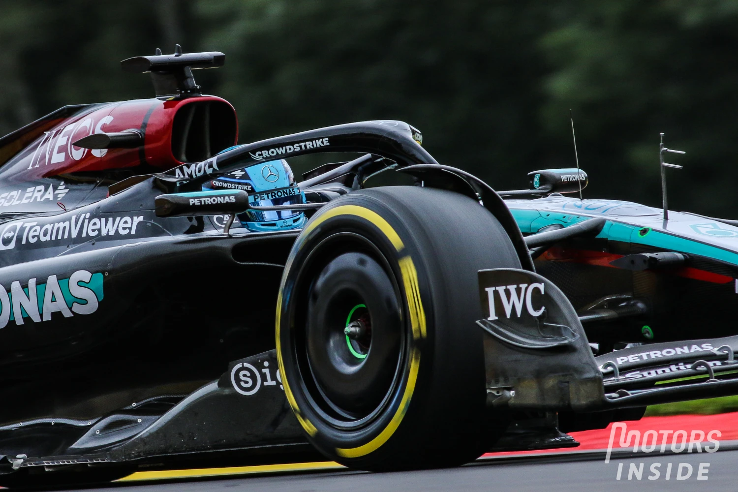 Mercedes, un premier doublé depuis le Brésil 2022