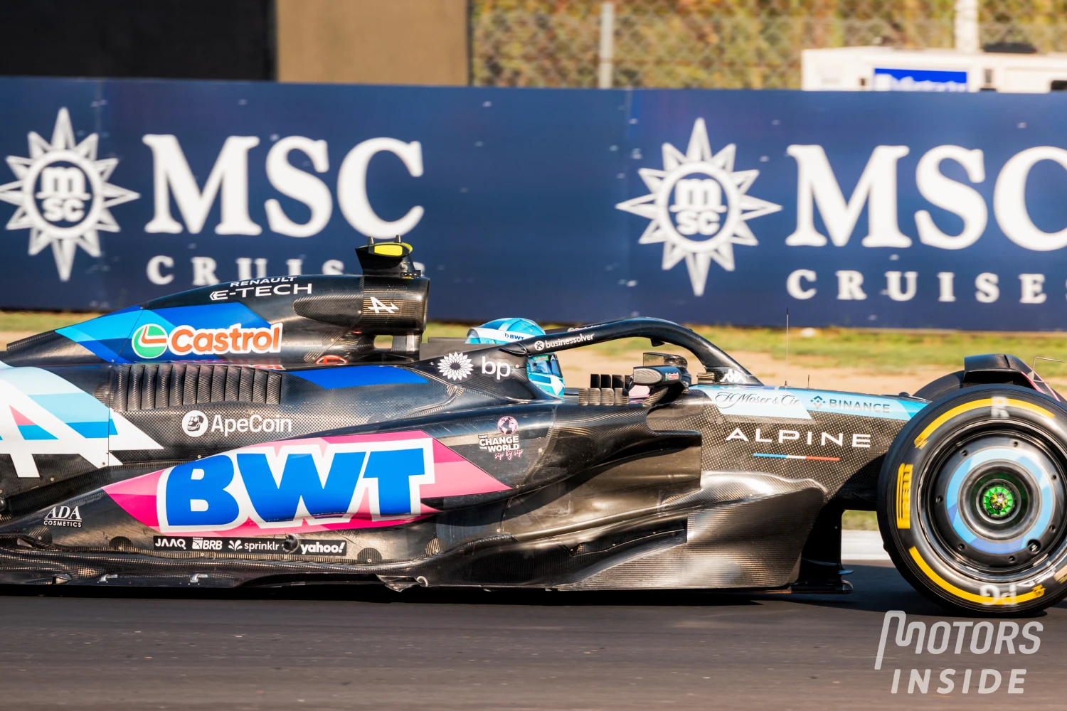 Alpine en retrait pour la première journée de roulage à Monza