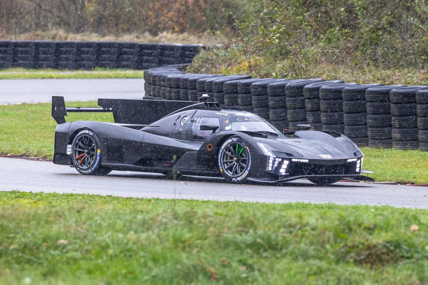 Le team Jota a testé la Cadillac en Alsace