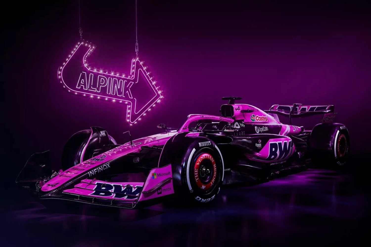 Alpine en rose pour le reste de la saison 2024