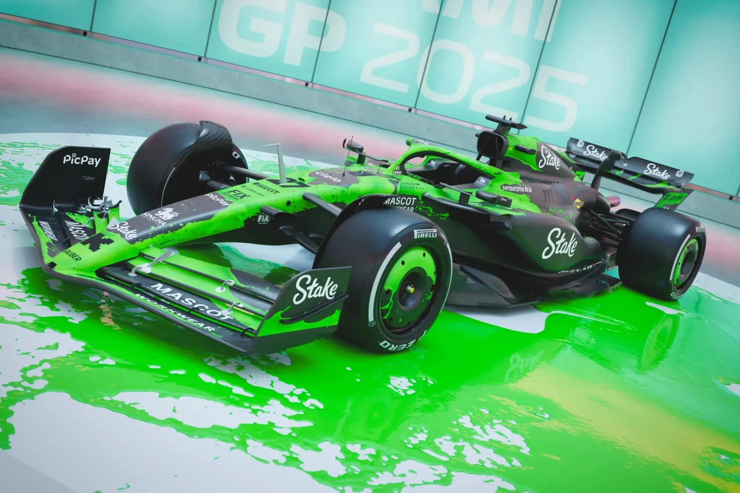 La livrée spéciale de Stake F1 Team au Grand Prix de Miami