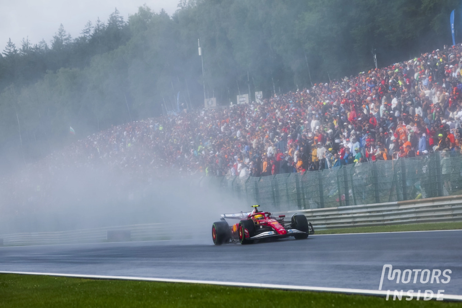 Les pilotes Ferrari ont brillé en course à Spa