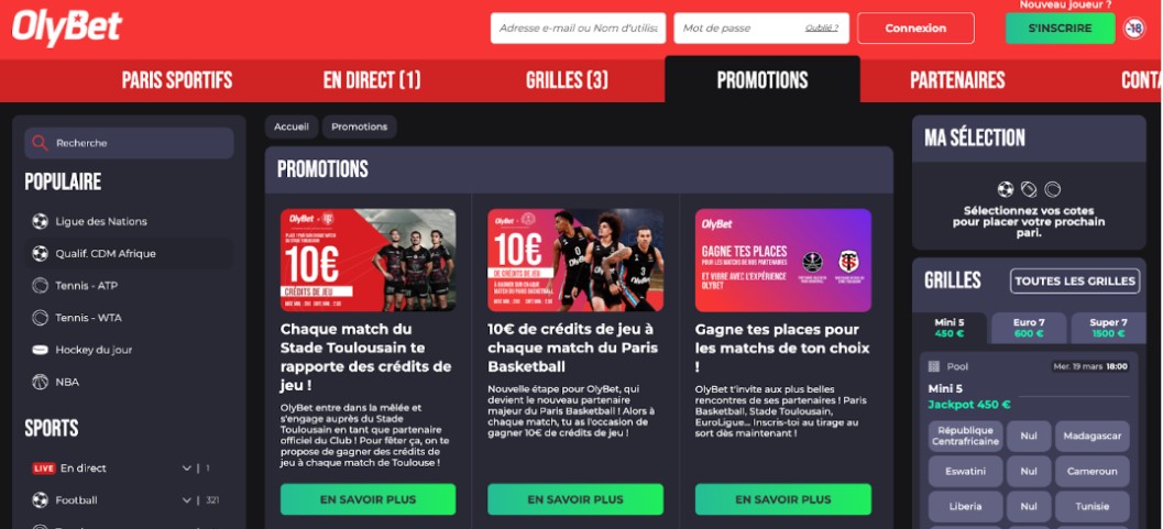 Casino en ligne Olybet