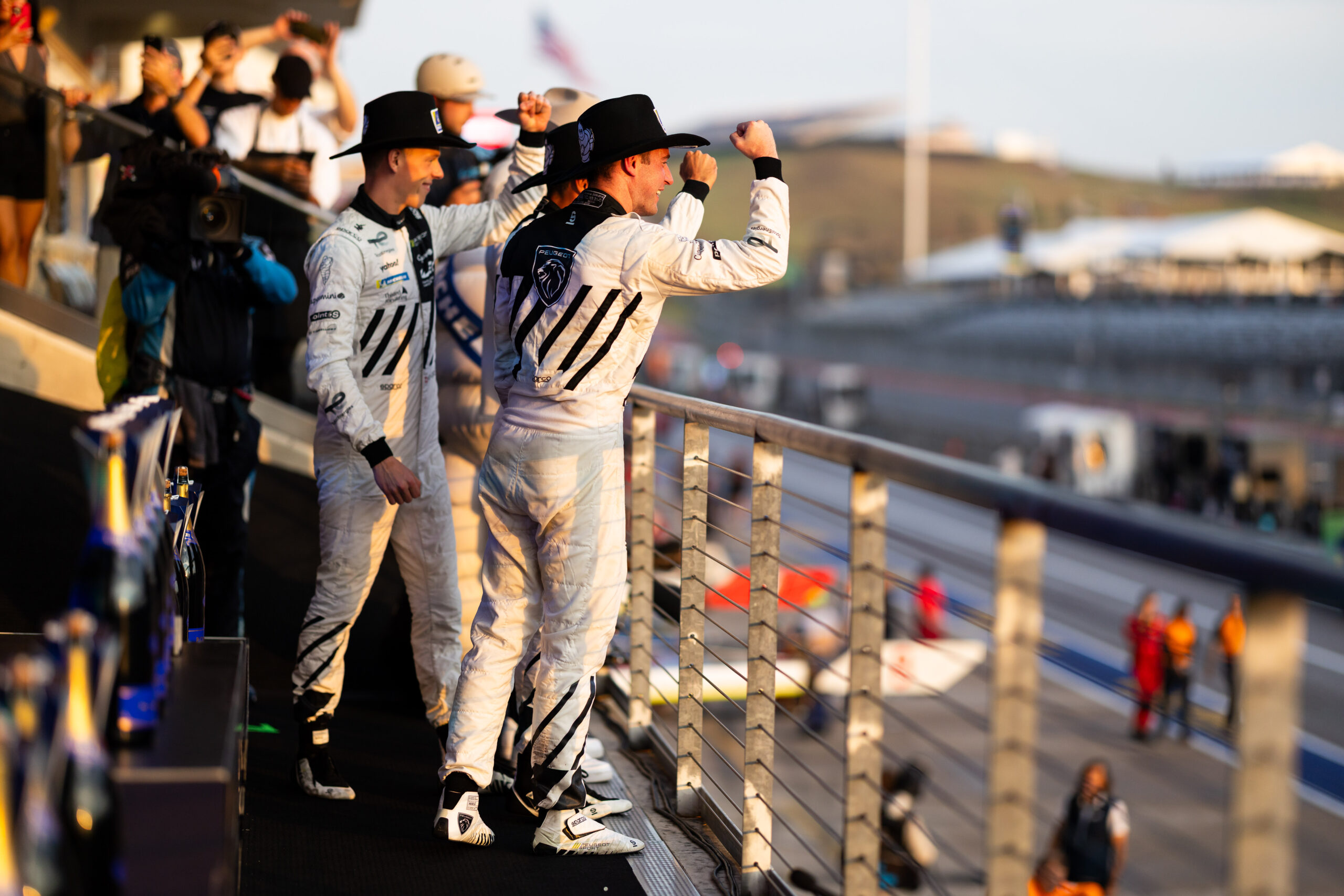 Peugeot a pu dire merci à la pluie au Lone Star Le Mans