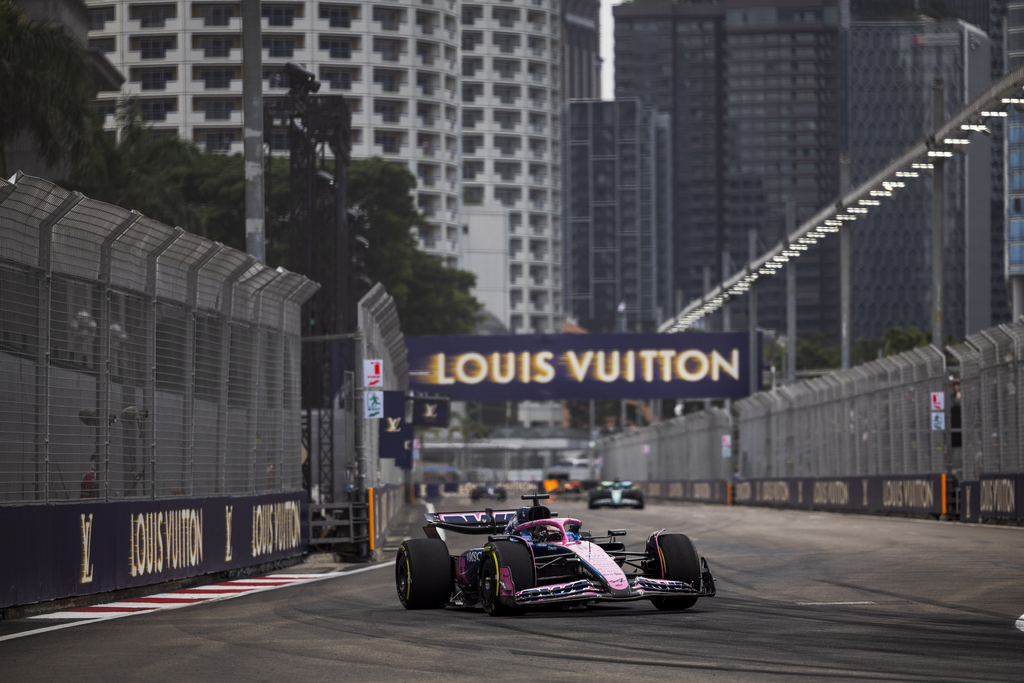 Pierre Gasly à Singapour