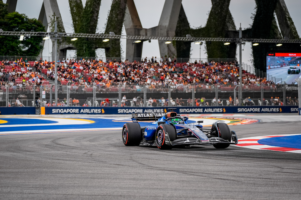 La Williams d'Alex Albon à Singapour