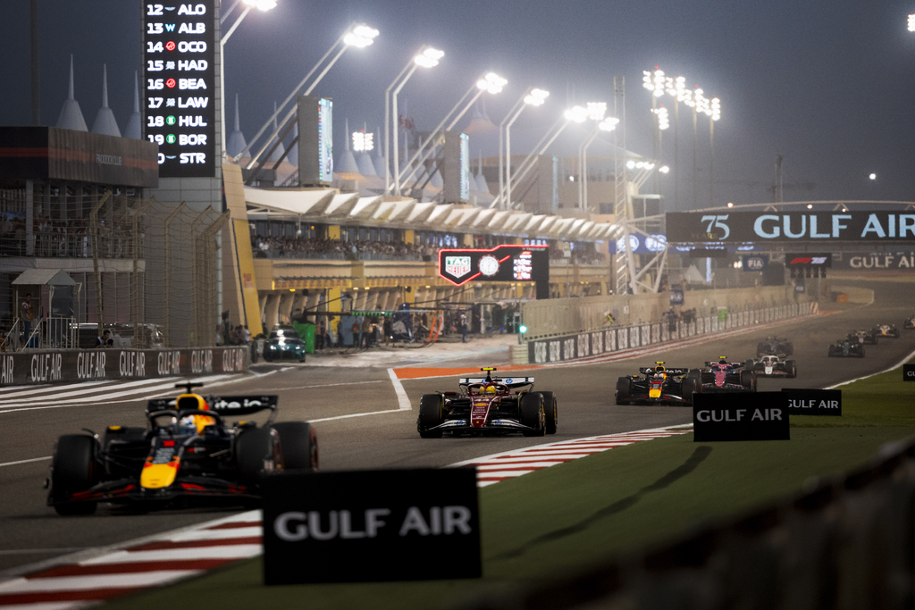 Les pilotes lors du Grand Prix de Bahreïn la saison dernière.